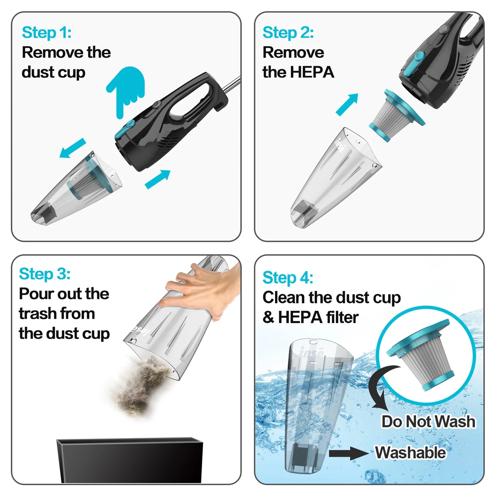 INSE R3S Corded Vac