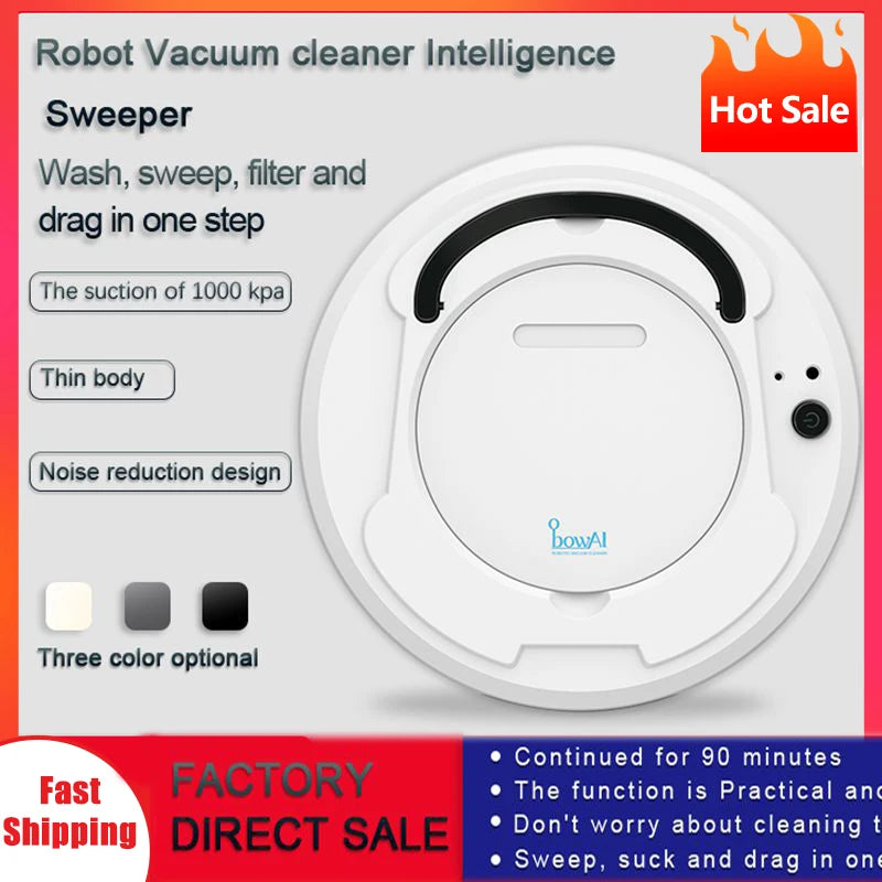 ObowAI 3-in-1 Vac Robot