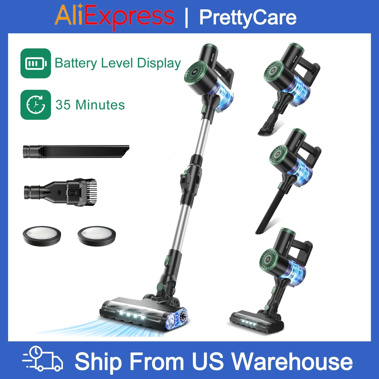 PrettyCare WP1 Cordless Vac