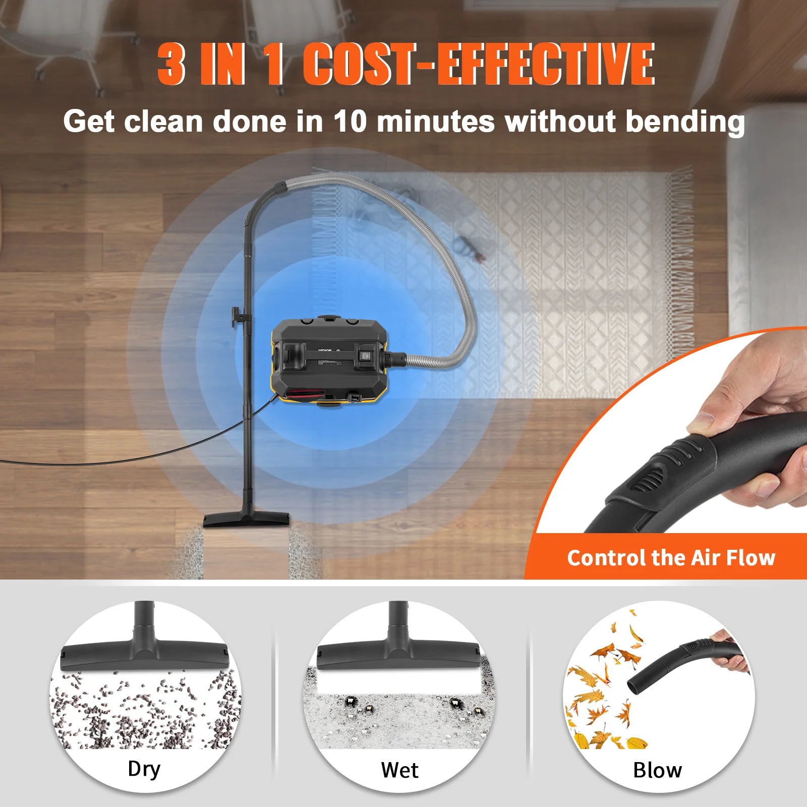 SucceBuy 15L Wet&Dry Vac