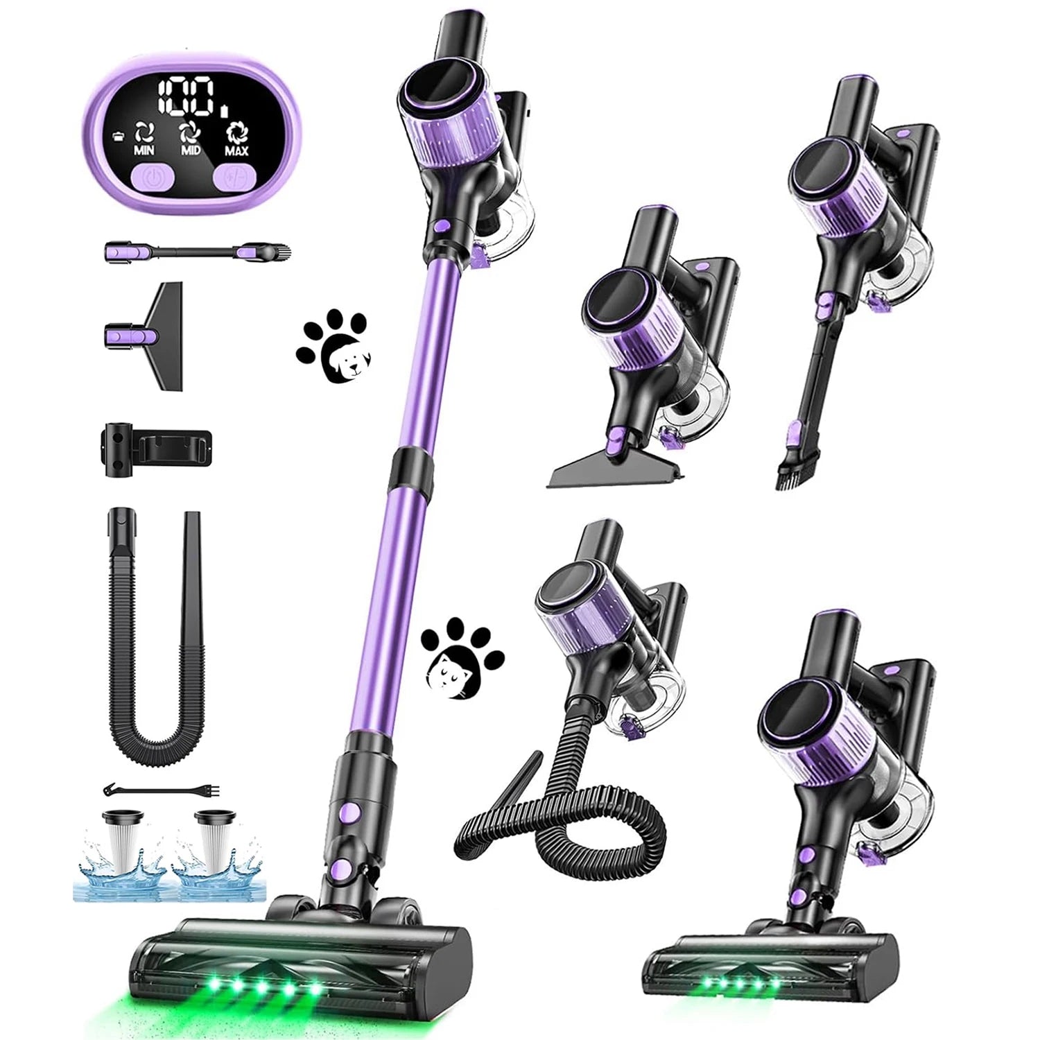 40Kpa 10-in-1 Stick Vac