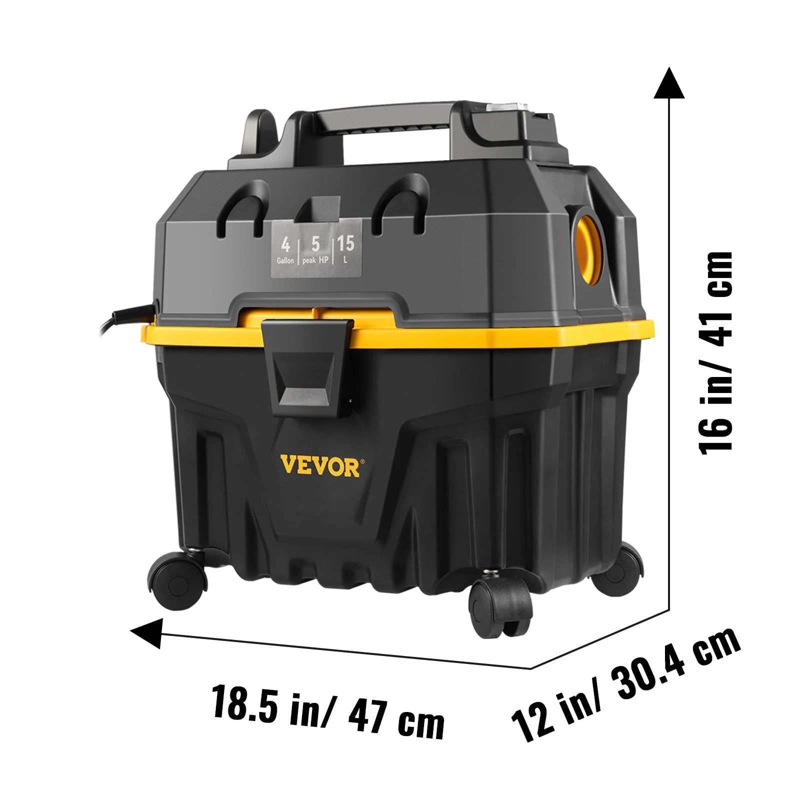 SucceBuy 15L Wet&Dry Vac