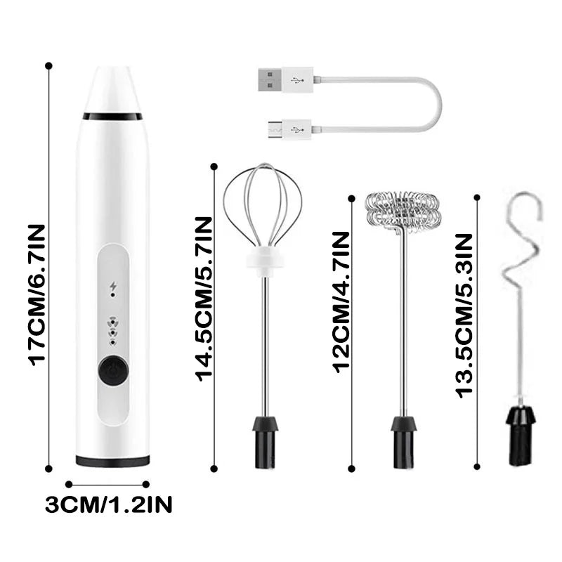 3-Speed USB Electric Mixer