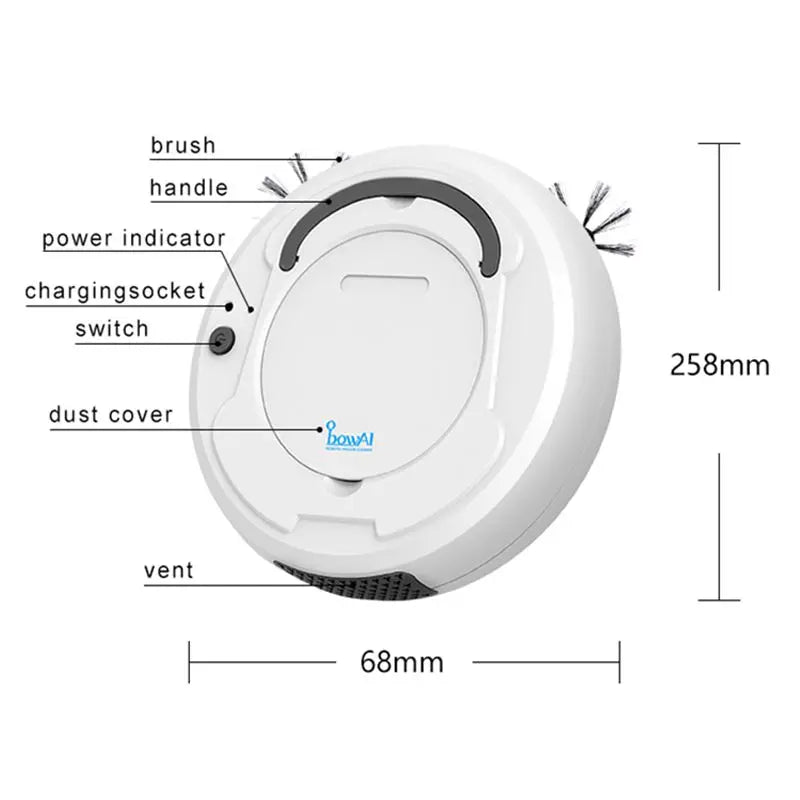 ObowAI 3-in-1 Vac Robot